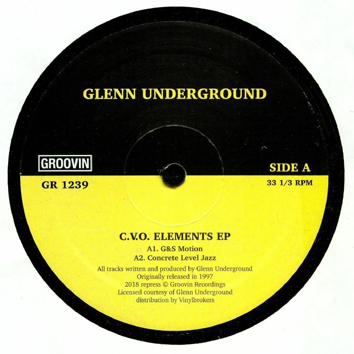 Glenn Underground CVO Elements EP