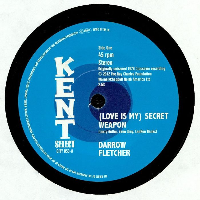 Darrow Fletcher – (Love Is My) Secret Weapon vinyl cover
