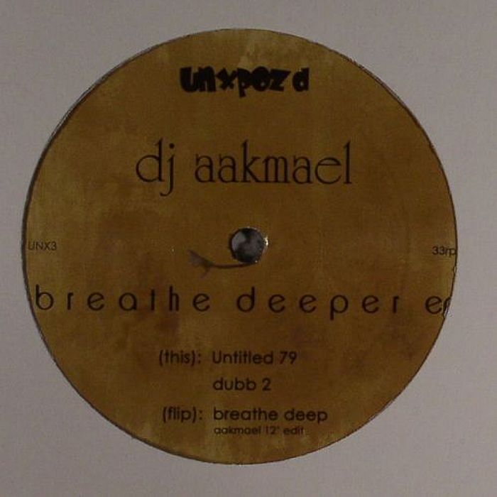 DJ Aakmael – Breathe Deeper EP vinyl cover