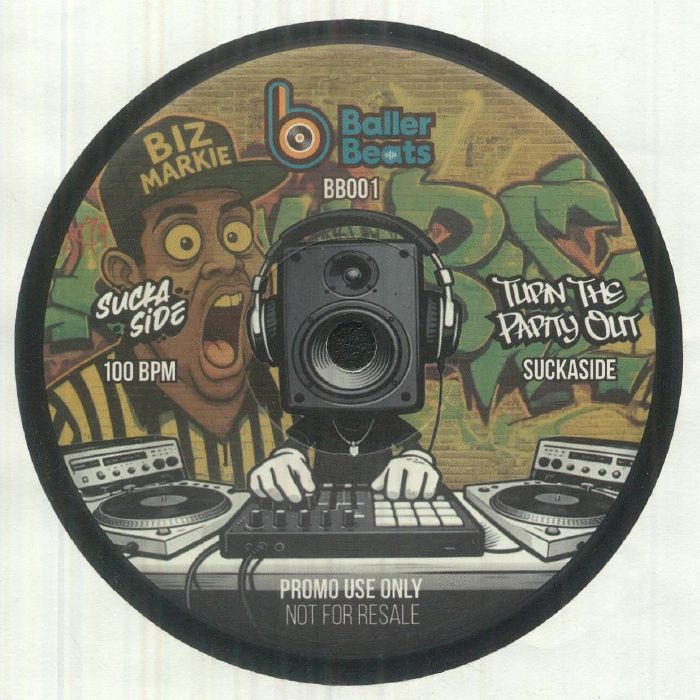 Suckaside | DJ Goce – Turn The Party Out vinyl cover