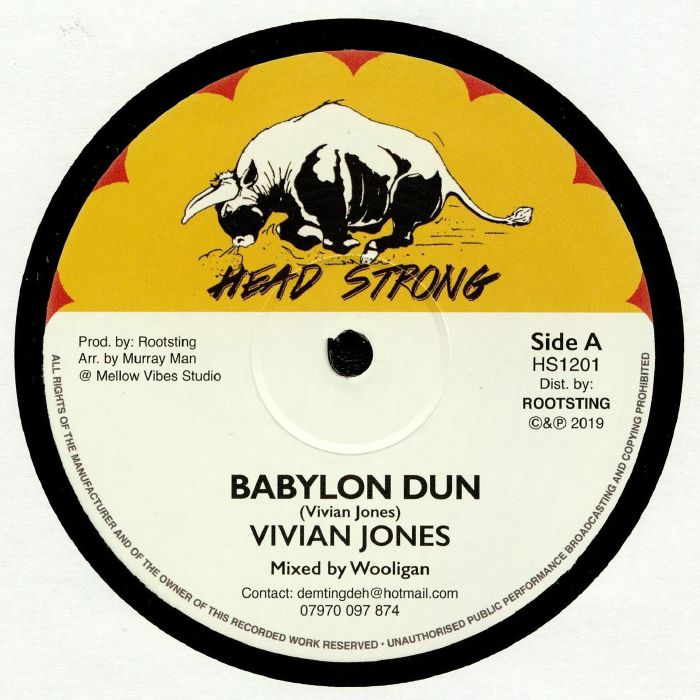 Vivian Jones | Vin Gordon Babylon Dun