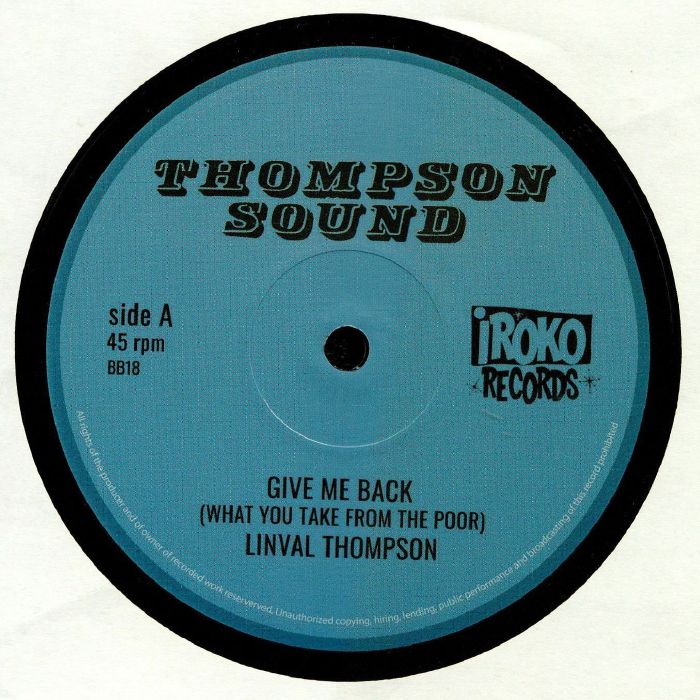 Linval Thompson Give Me Back