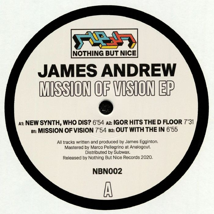 James Andrew Mission Of Vision EP