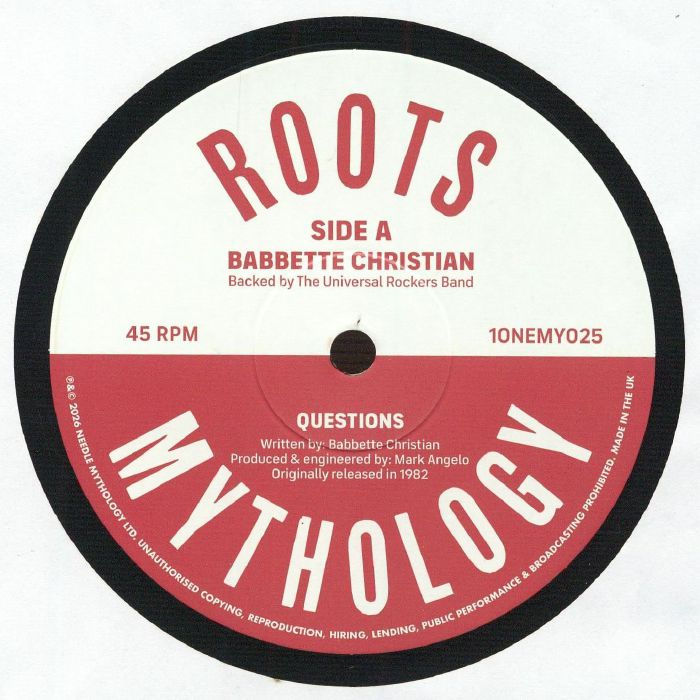 Babbette Christian – Questions vinyl cover