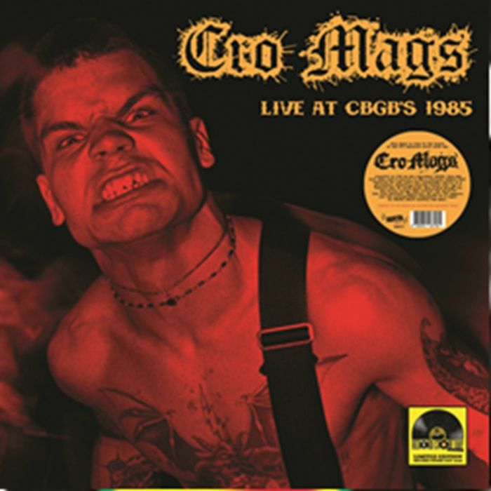 Cro Mags – Live At CBGB's 1985  (Record Store Day RSD 2026) vinyl cover
