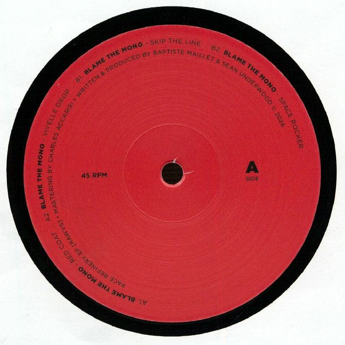 Blame The Mono – Pace Refinery EP vinyl cover