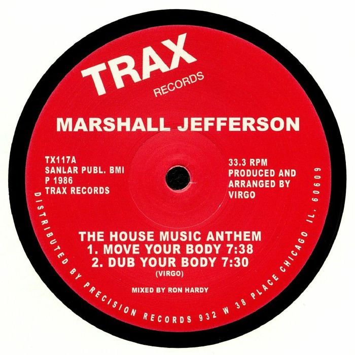 Marshall Jefferson The House Music Anthem (reissue)