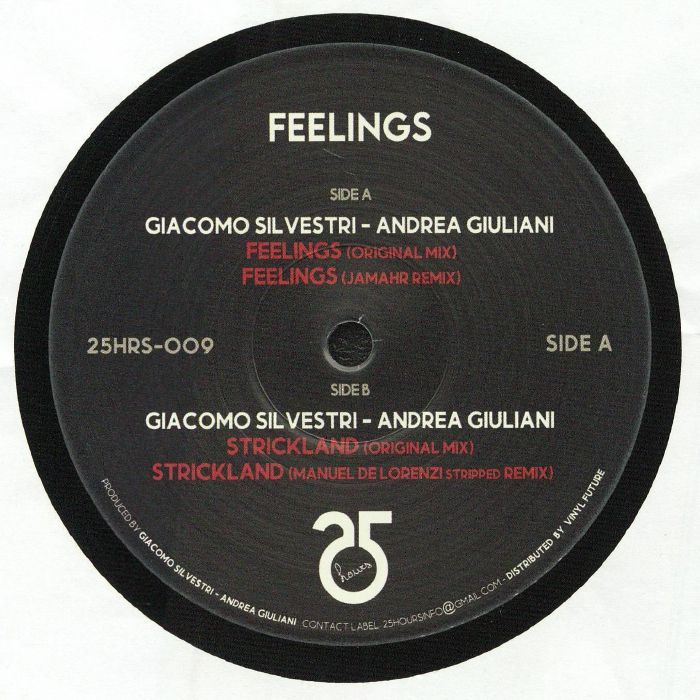 Giacomo Silvestri | Andrea Giuliani – Feelings vinyl cover