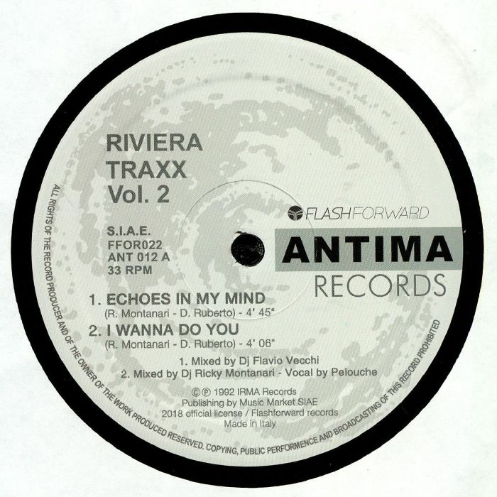 Riviera Traxx – Vol 2 vinyl cover