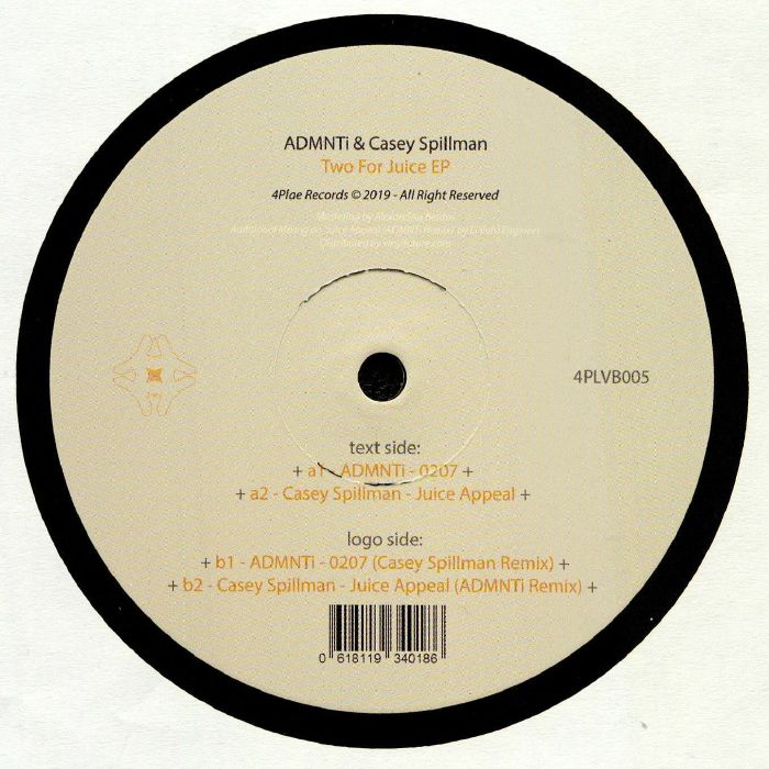 Admnti | Casey Spillman Two For Juice EP