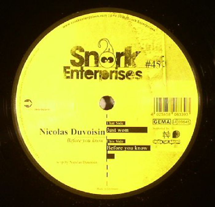 Nicholas Duvoisin Vinyl