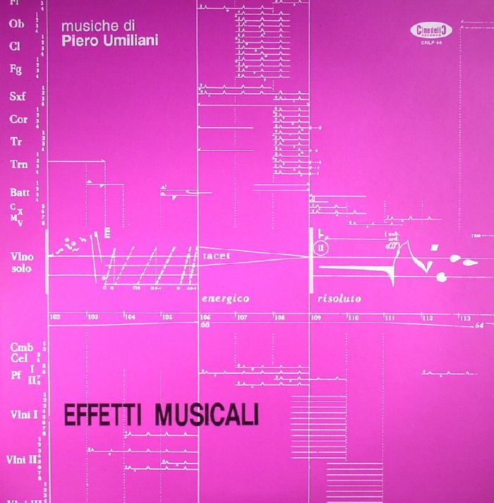 Piero Umiliani Effetti Musicali (reissue)