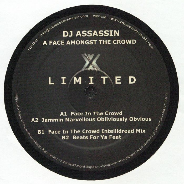 DJ Assassin – A Face Amongst The Crowd vinyl cover