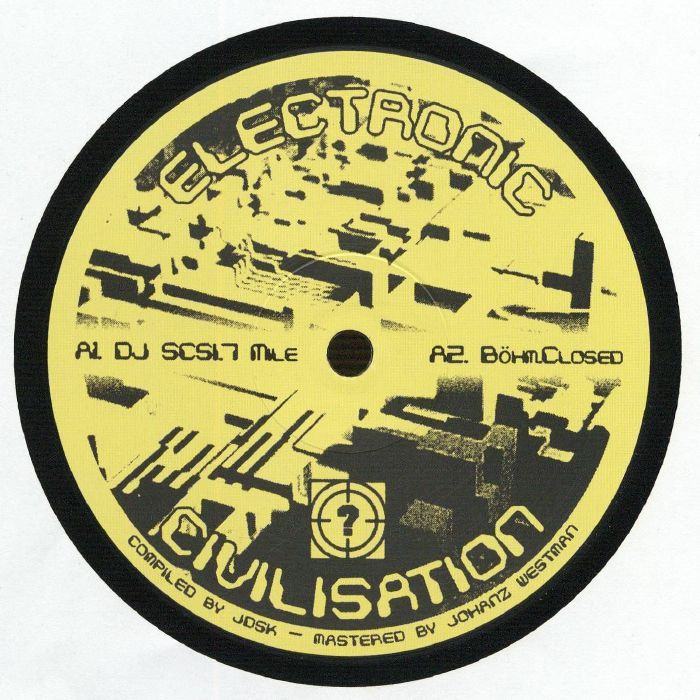 DJ Scsi | Bohm | Wildplanet | D Ufo – Electronic Civilisation vinyl cover