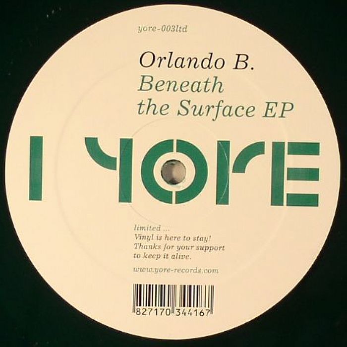 Orlando B Beneath The Surface EP