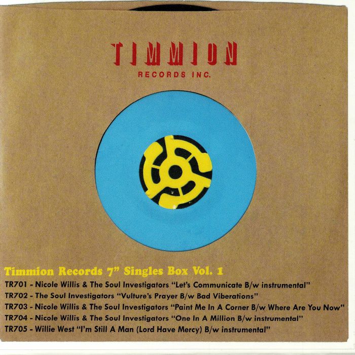 Various Artists Timmion Records 7 Singles Box Vol 1
