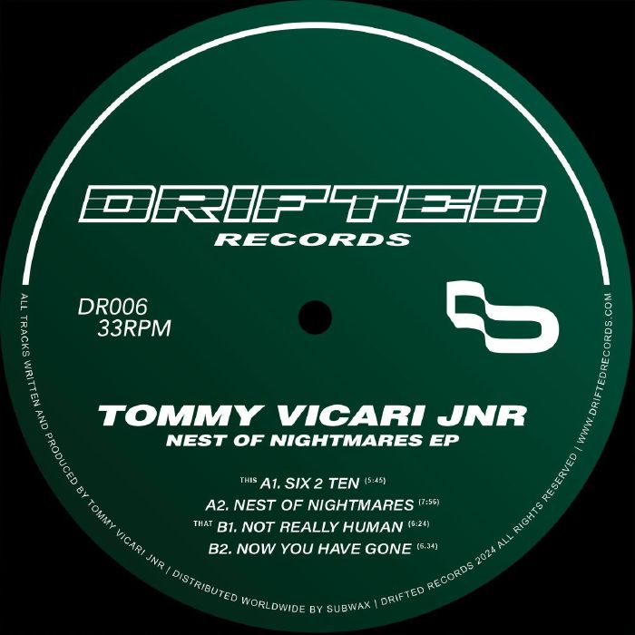 Tommy Vicari Jnr Nest Of Nightmares EP