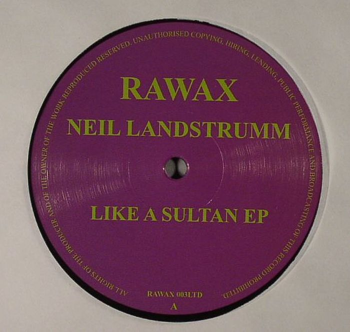 Neil Landstrumm Like A Sultan EP