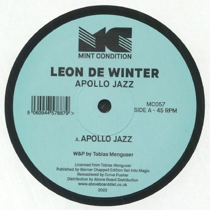 Leon De Winter Apollo Jazz