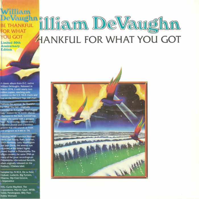 William Devaughn Be Thankful For What You Got (50th Anniversary Edition)