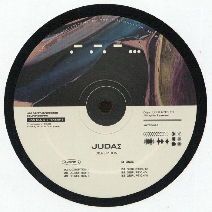 Judas – Disrupted EP vinyl cover