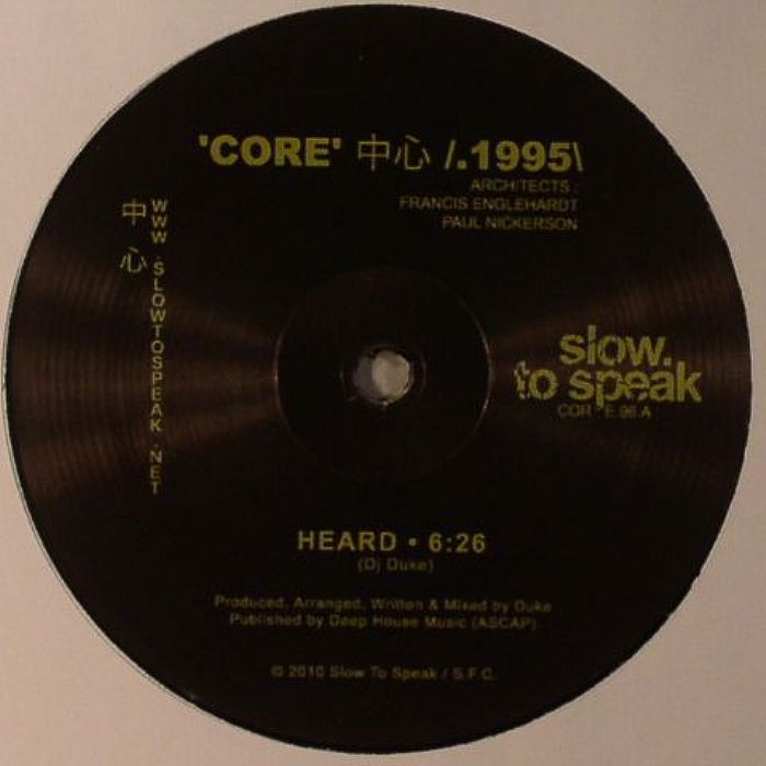 Dj Duke – Core 1995 vinyl cover