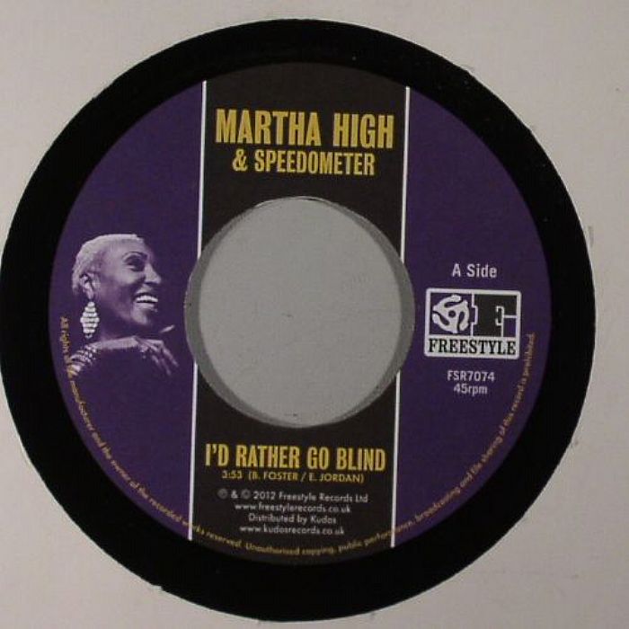 Martha High | Speedometer Id Rather Go Blind