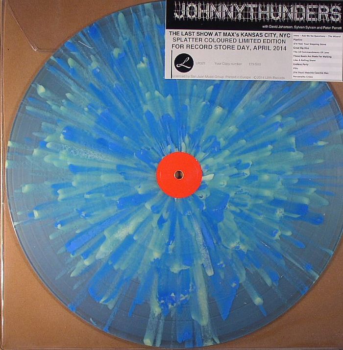 Johnny Thunders The Last Show At Maxs Kansas City NYC (Record Store Day 2014)