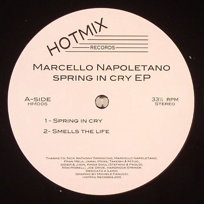 Marcello Napoletano Spring In Cry EP