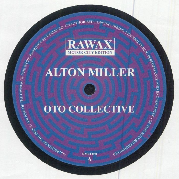 Alton Miller – Oto Collective vinyl cover