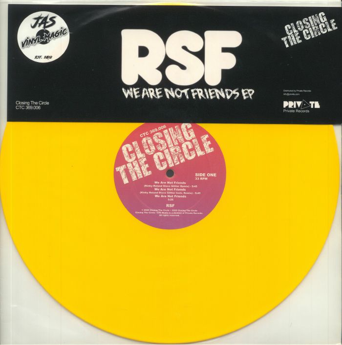 Rsf We Are Not Friends EP