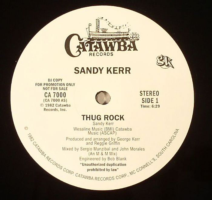 Sandy Kerr – Thug Rock vinyl cover