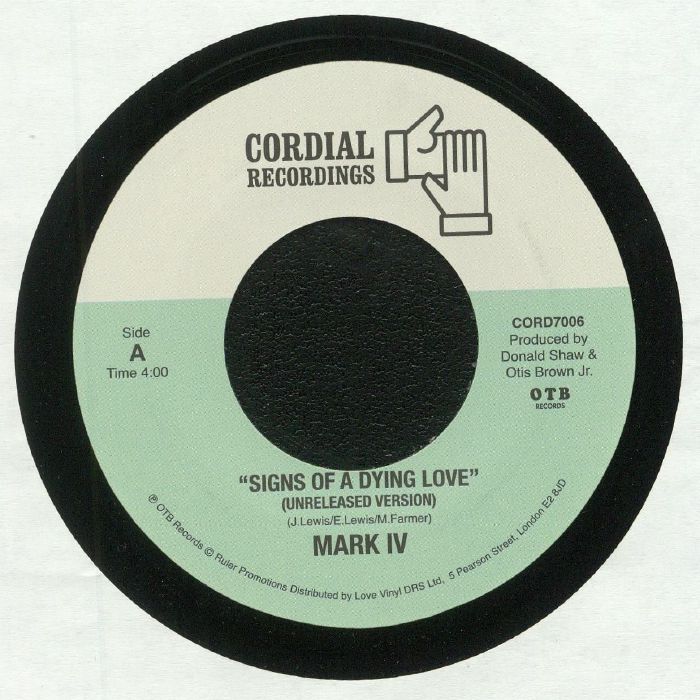 Mark Iv – Signs Of A Dying Love vinyl cover