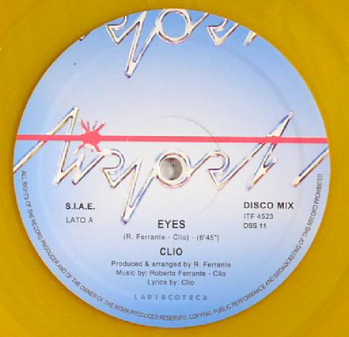 Clio – Eyes (reissue) vinyl cover