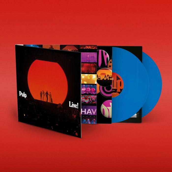 Pulp – Live! vinyl cover