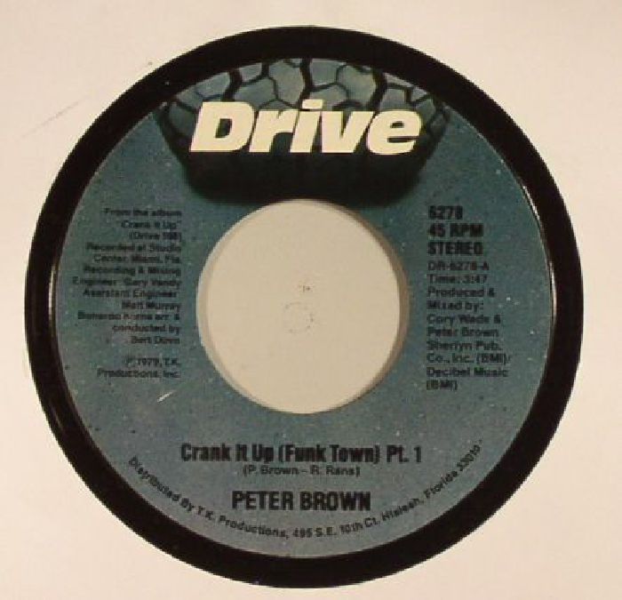 Peter Brown Crank It Up (Funk Town) (reissue)
