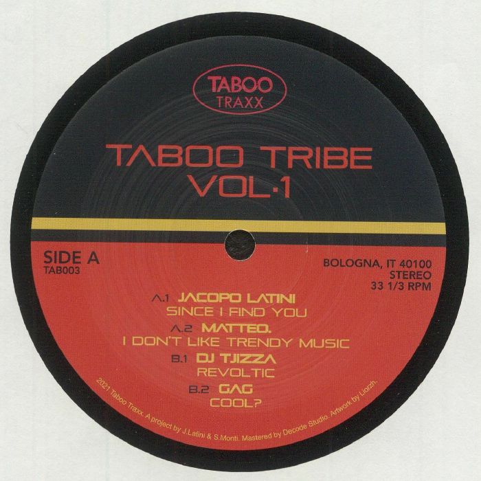 Jacopo Latini | Matteo | DJ Tjizza | Gag Taboo Tribe Vol 1