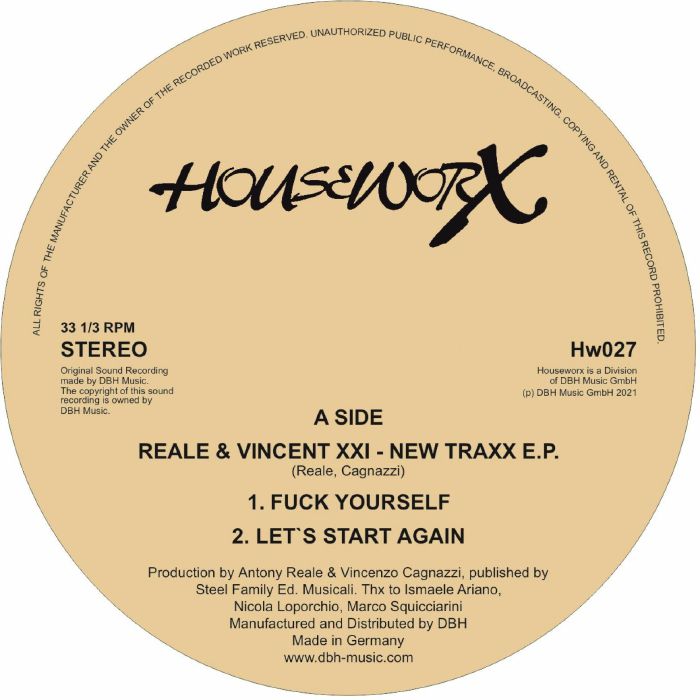 Reale | Vincent Xxi New Traxx EP