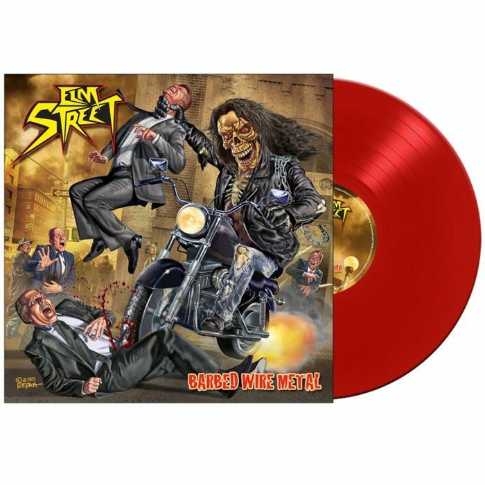 Elm Street – Barbed Wire Metal vinyl cover