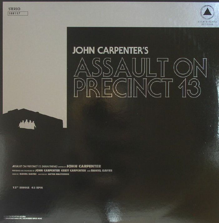 John Carpenter – Assault On Precinct 13/The Fog (Soundtrack) vinyl cover