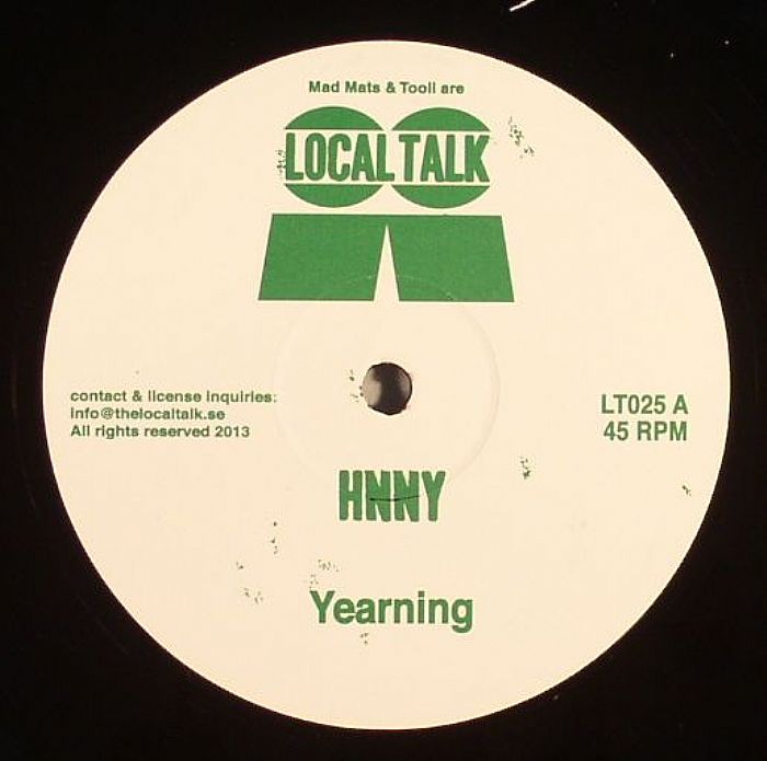 Hnny – Yearning vinyl cover