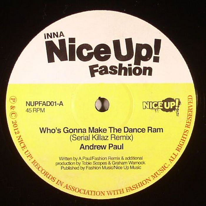 Andrew Paul |  | Pato Banton – Inna Nice Up! Fashion vinyl cover