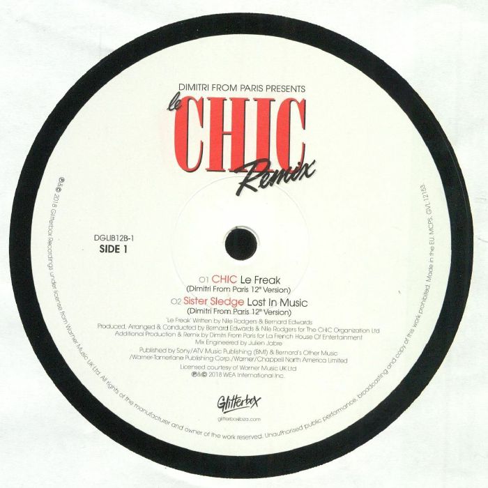 Chic | Sister Sledge Le Freak (Dimitri From Paris remixes)