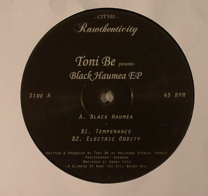 Toni Be Black Haumea EP
