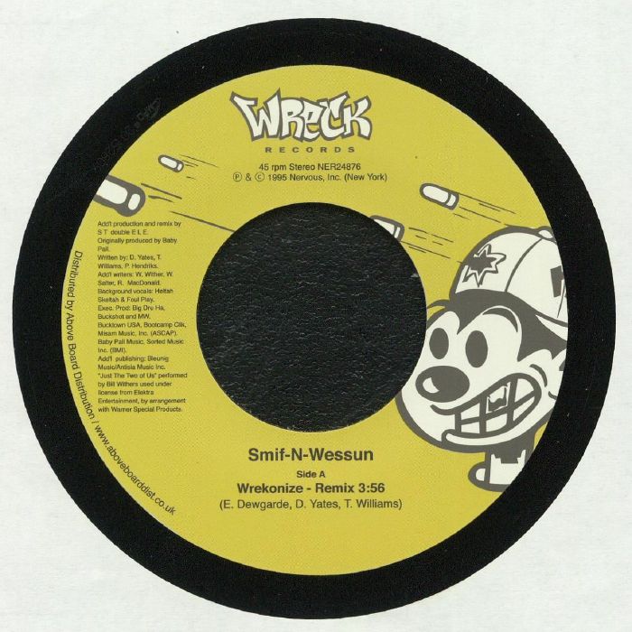 Smif N Wessun – Wrekonize (remix) vinyl cover