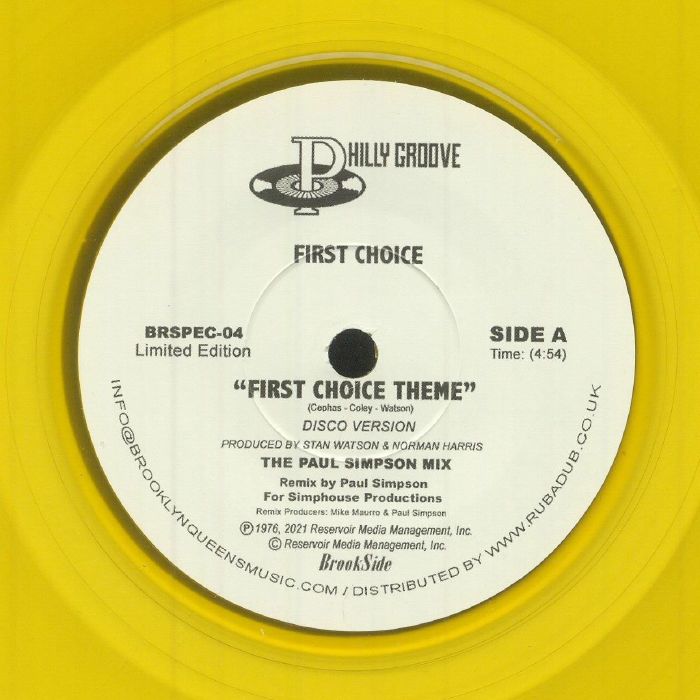 First Choice First Choice Theme (Paul Simpson Remixes)