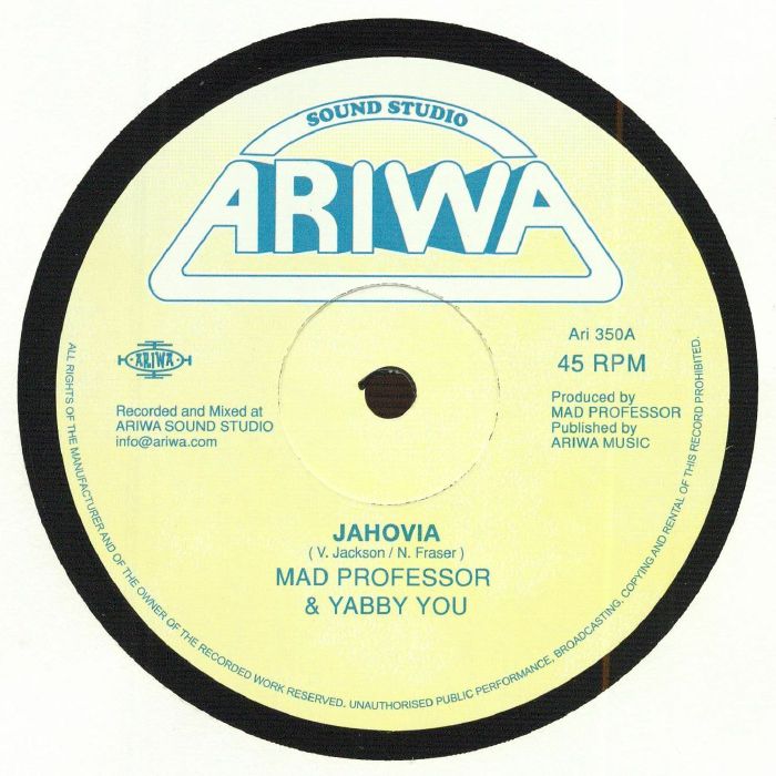 Mad Professor | Yabby You – Jahovia vinyl cover