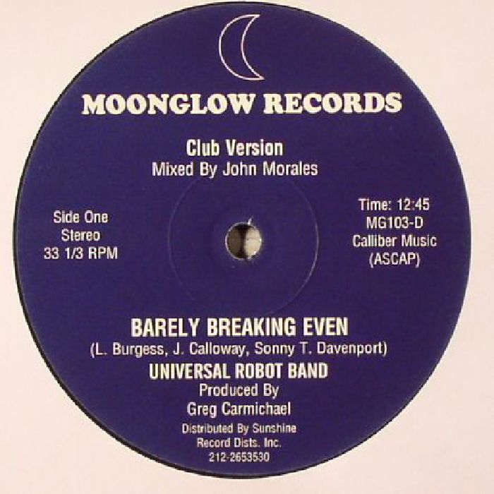 Universal Robot Band – Barely Breaking Even vinyl cover
