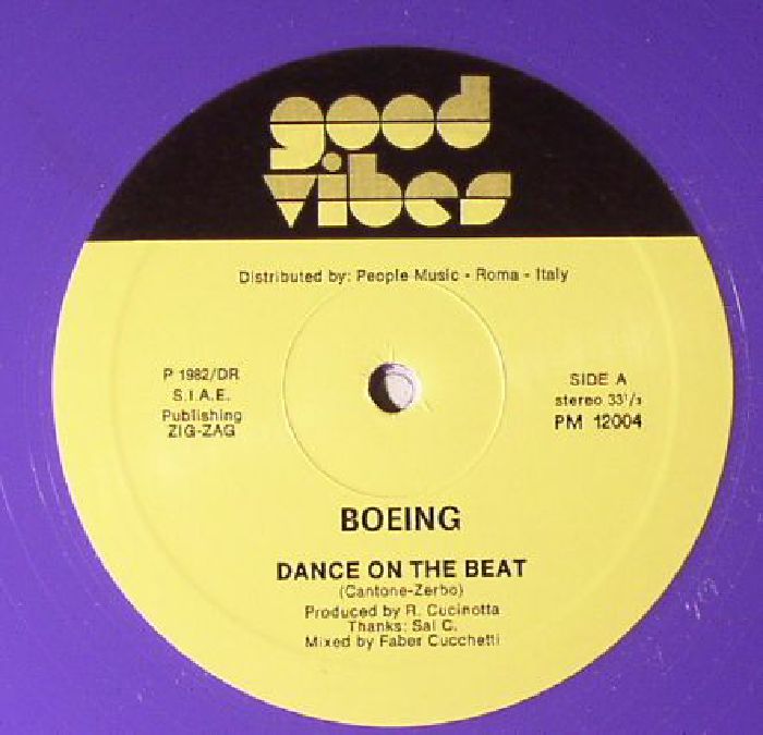 Boeing – Dance On The Beat vinyl cover