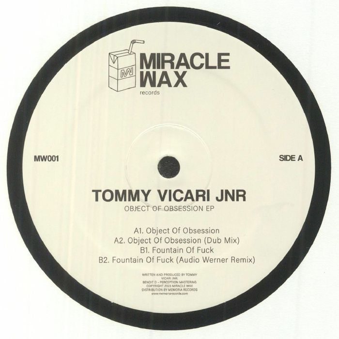 Tommy Jnr Vicari Object Of Obsession